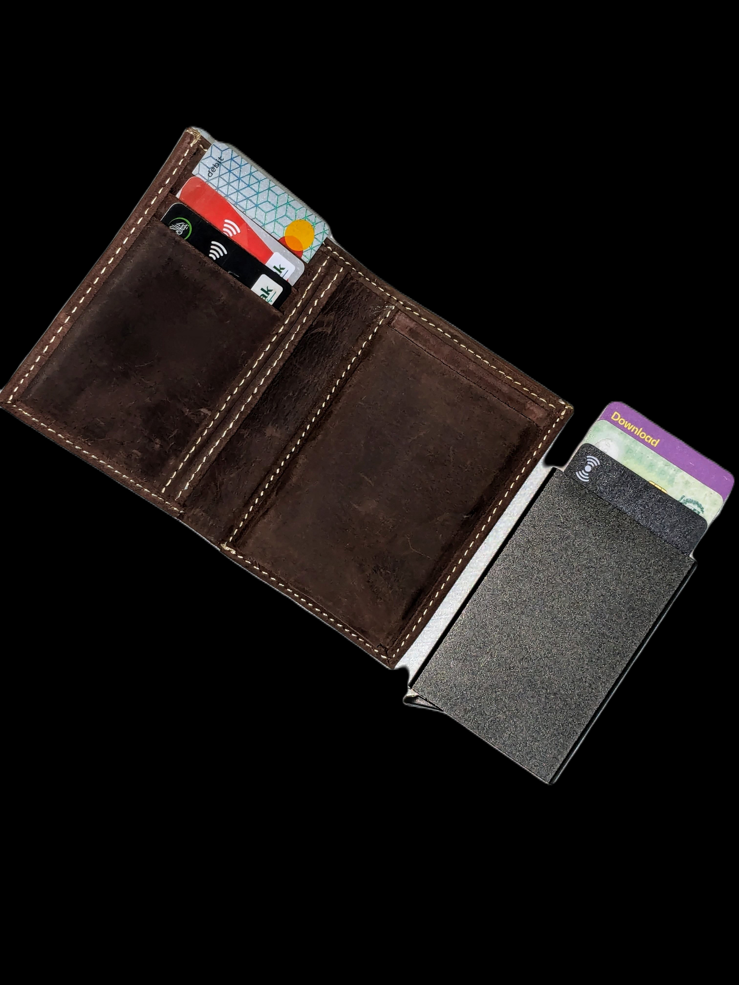 Crazy Horse- Wallet+ Popup Card Holder